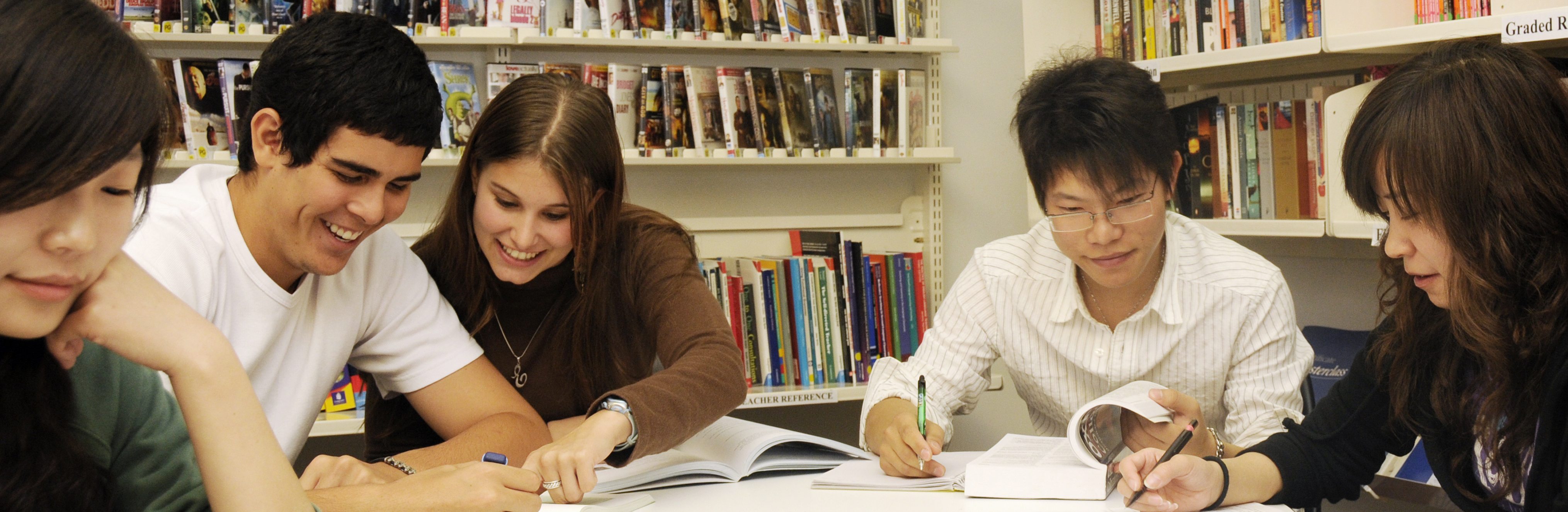 Students learning English at Languages International Christchurch