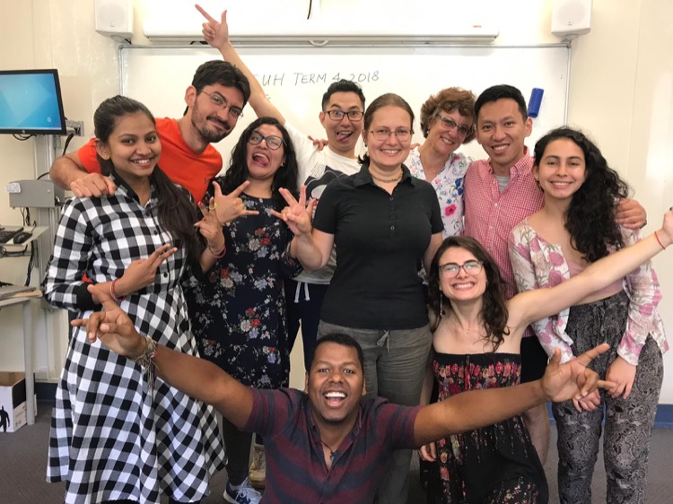 English for University class at  Languages International in Auckland, New Zealand