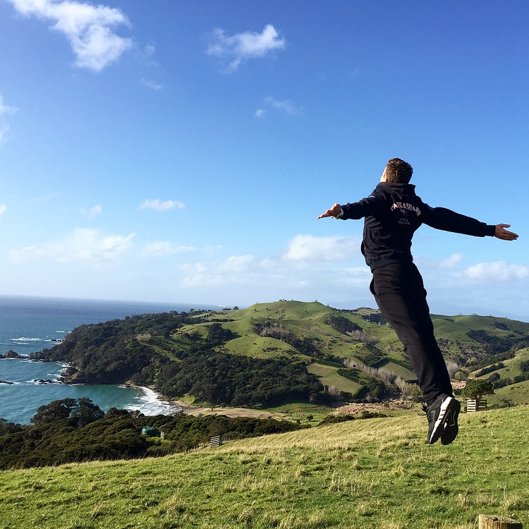 Ivan enjoying New Zealand