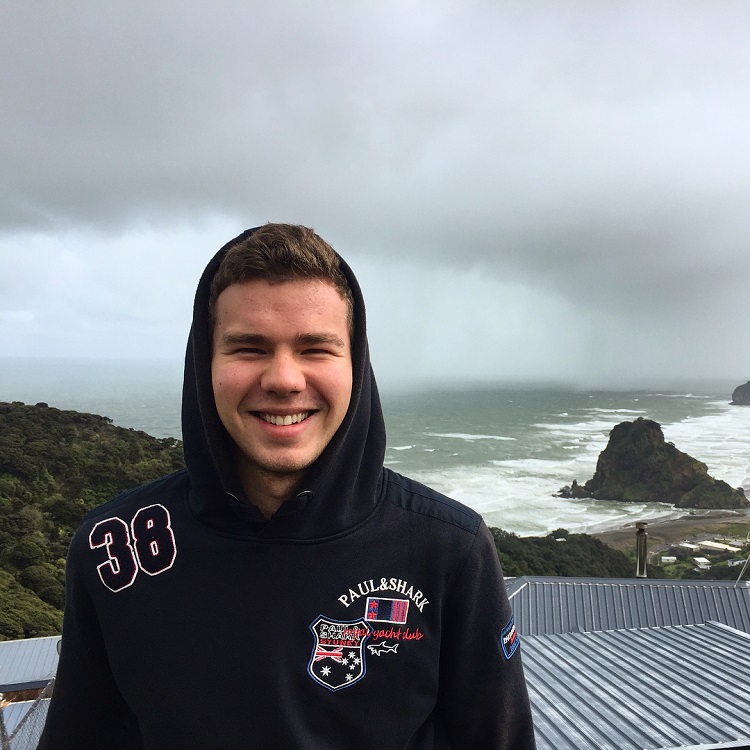 Ivan at Piha near Auckland, New Zealand