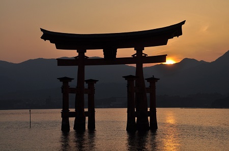 Sunset at Miyajima