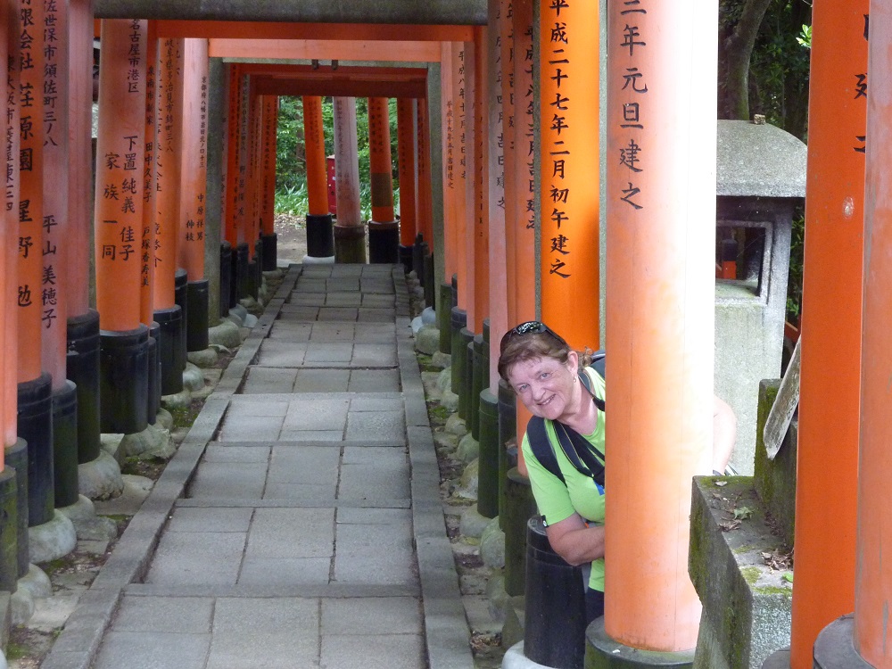 Sally at Fushimi Inari-taisha