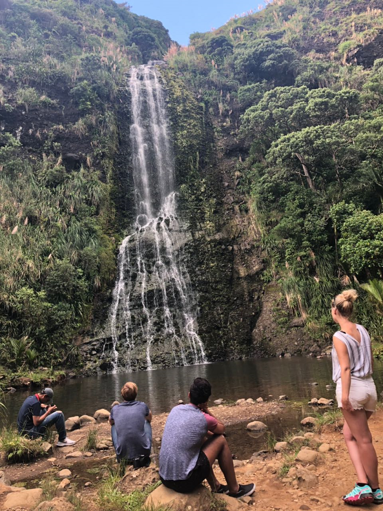 Wasserfall in Neuseeland